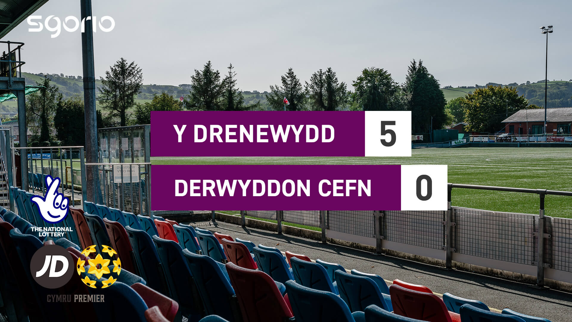 Y Drenewydd 5-0 Derwyddon Cefn