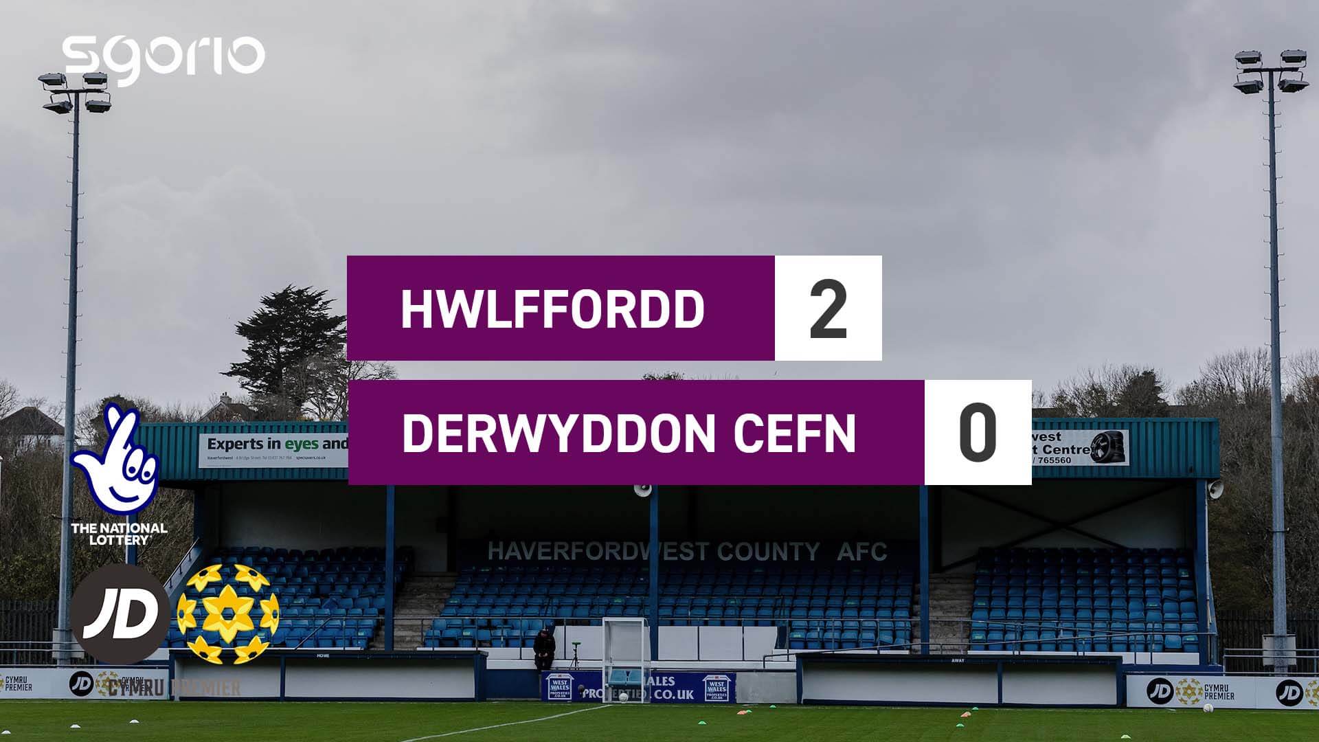 Hwlffordd 2-0 Derwyddon Cefn