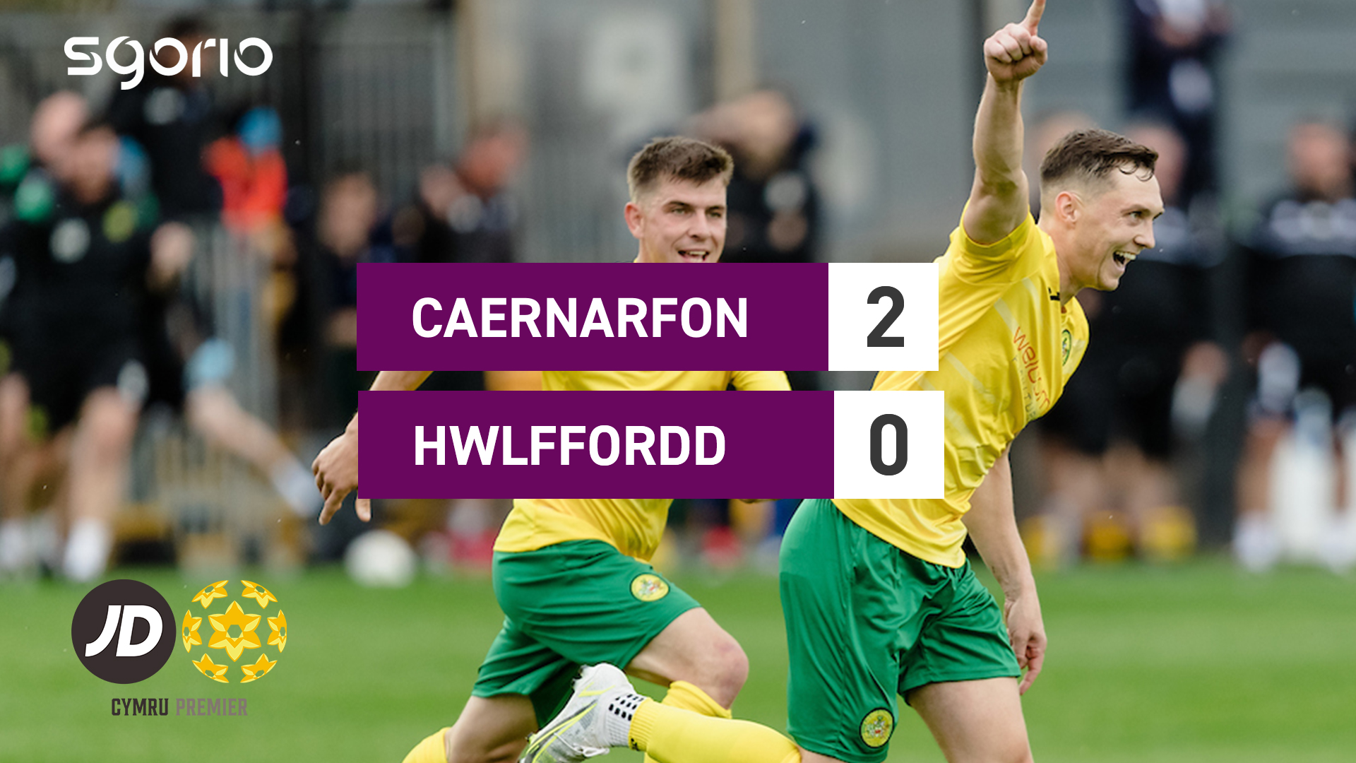Caernarfon 2-0 Hwlffordd