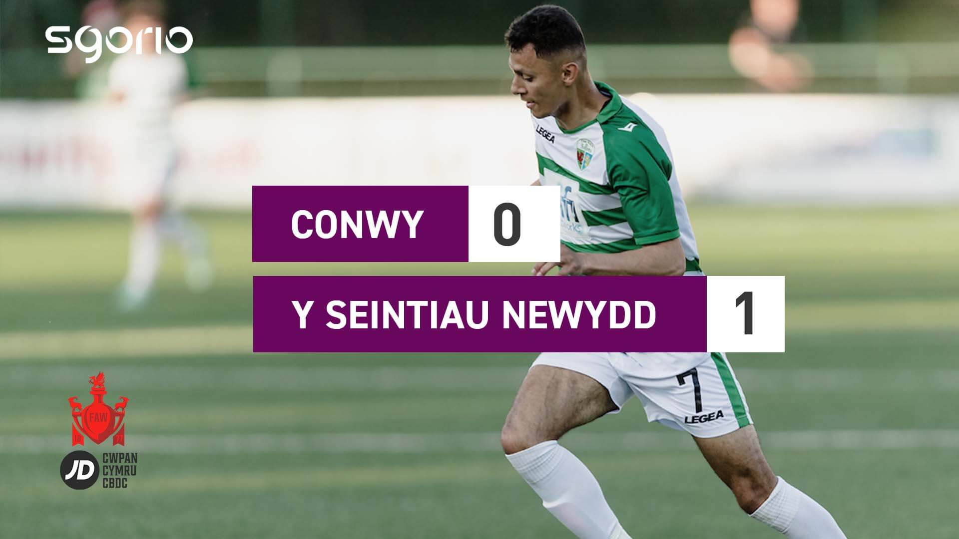 Conwy 0-1 Y Seintiau Newydd
