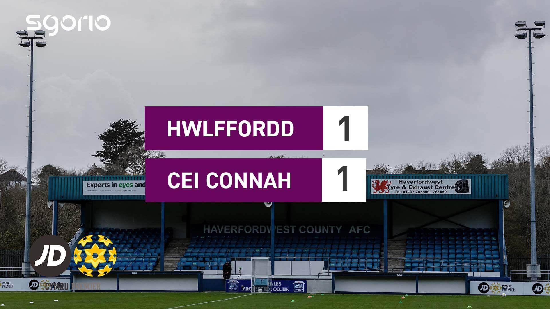 Haverfordwest County 1-1 Connah’s Quay Nomads