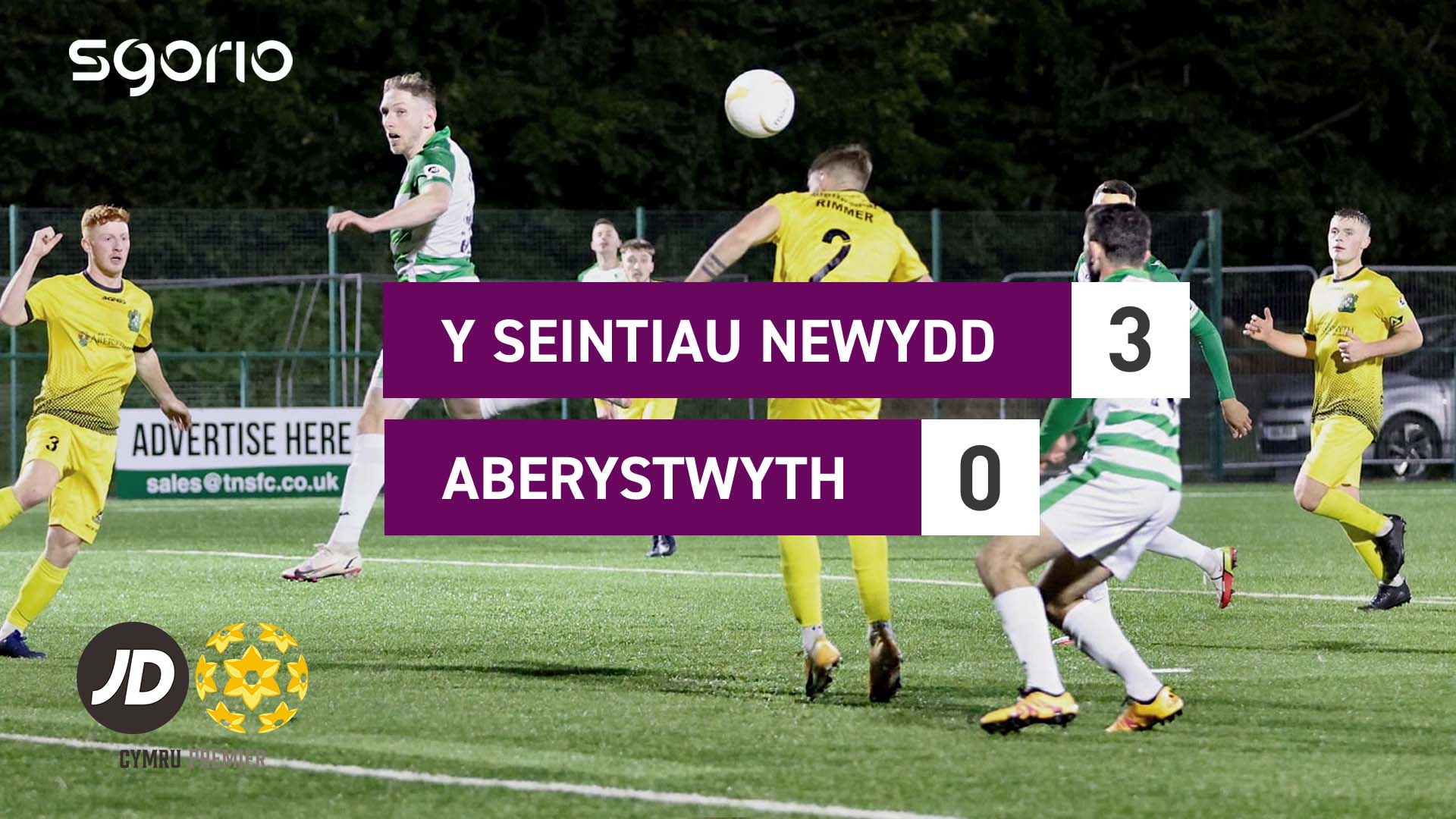 Y Seintiau Newydd 3-0 Aberystwyth