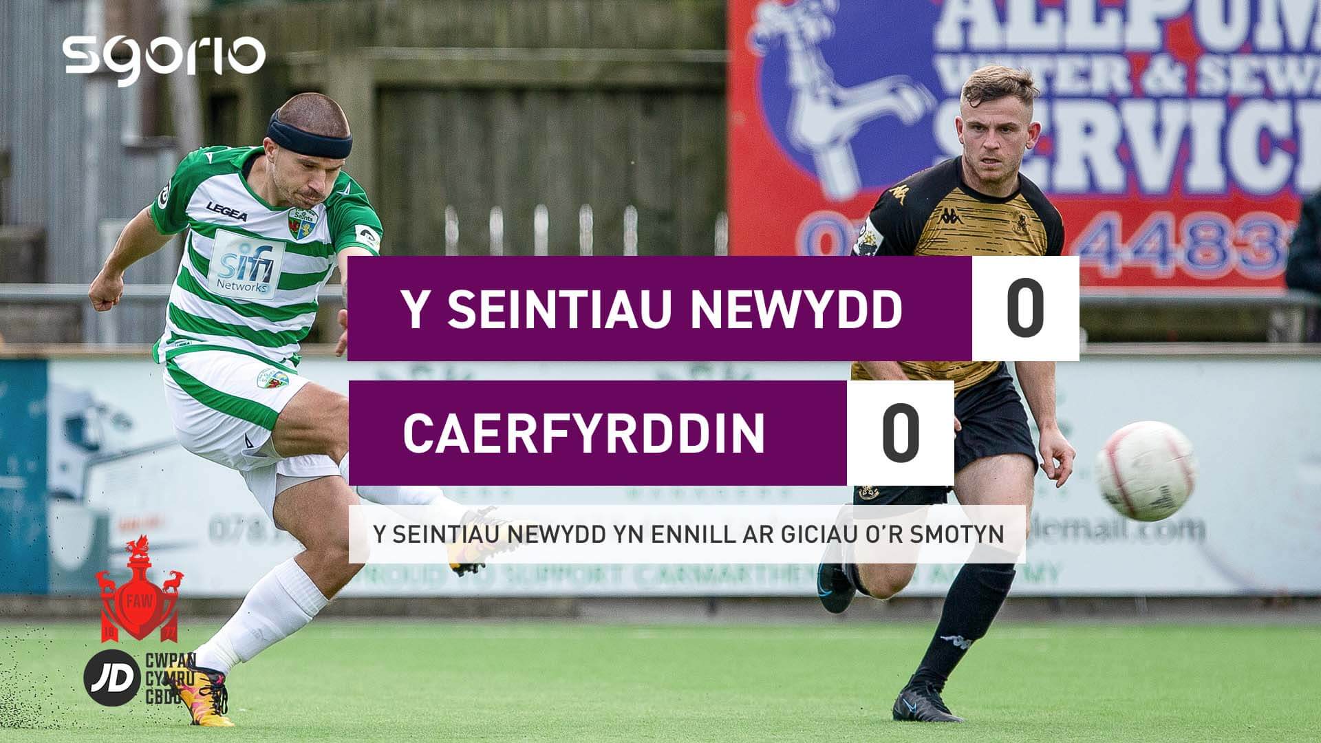 Caerfyrddin 0-0 Y Seintiau Newydd