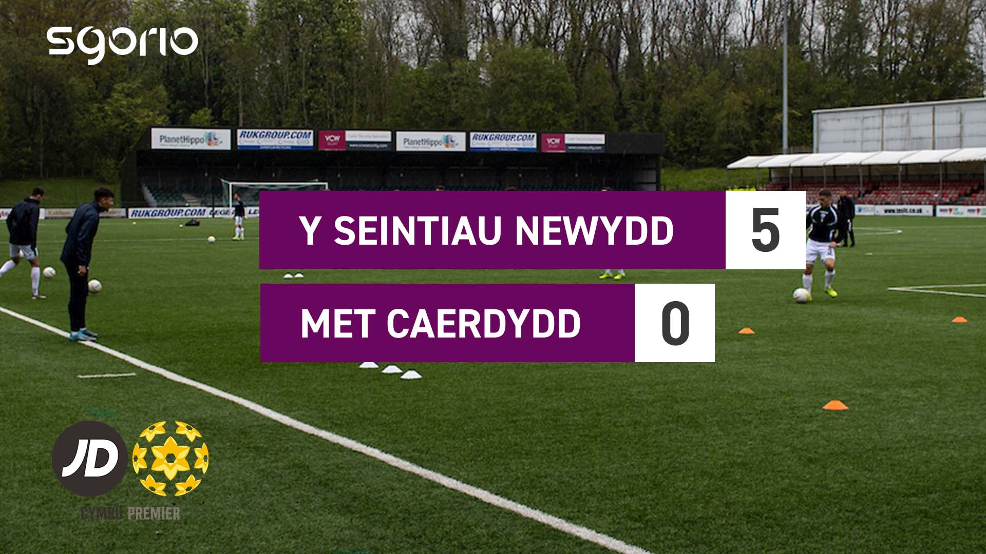 Y Seintiau Newydd 5-0 Met Caerdydd