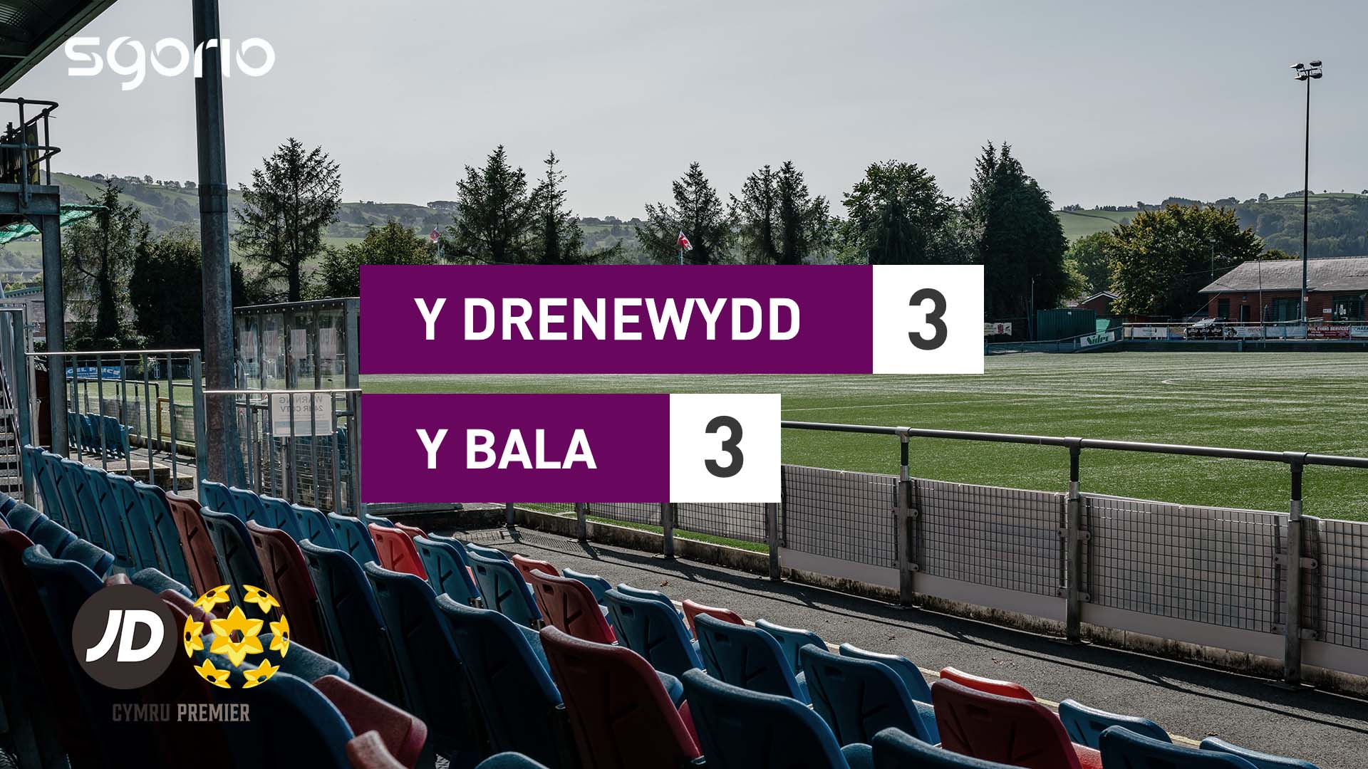 Y Drenewydd 3-3 Y Bala
