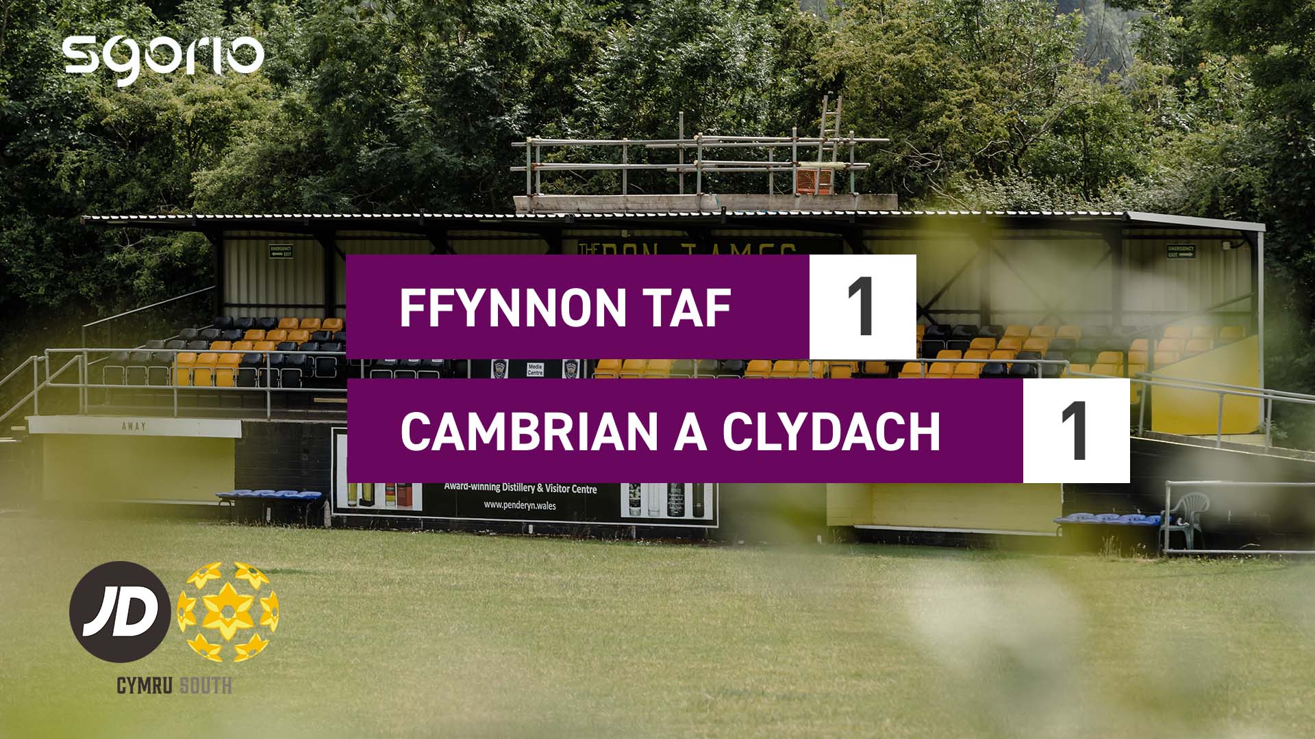 Ffynnon Taf 1-1 Cambrian a Clydach