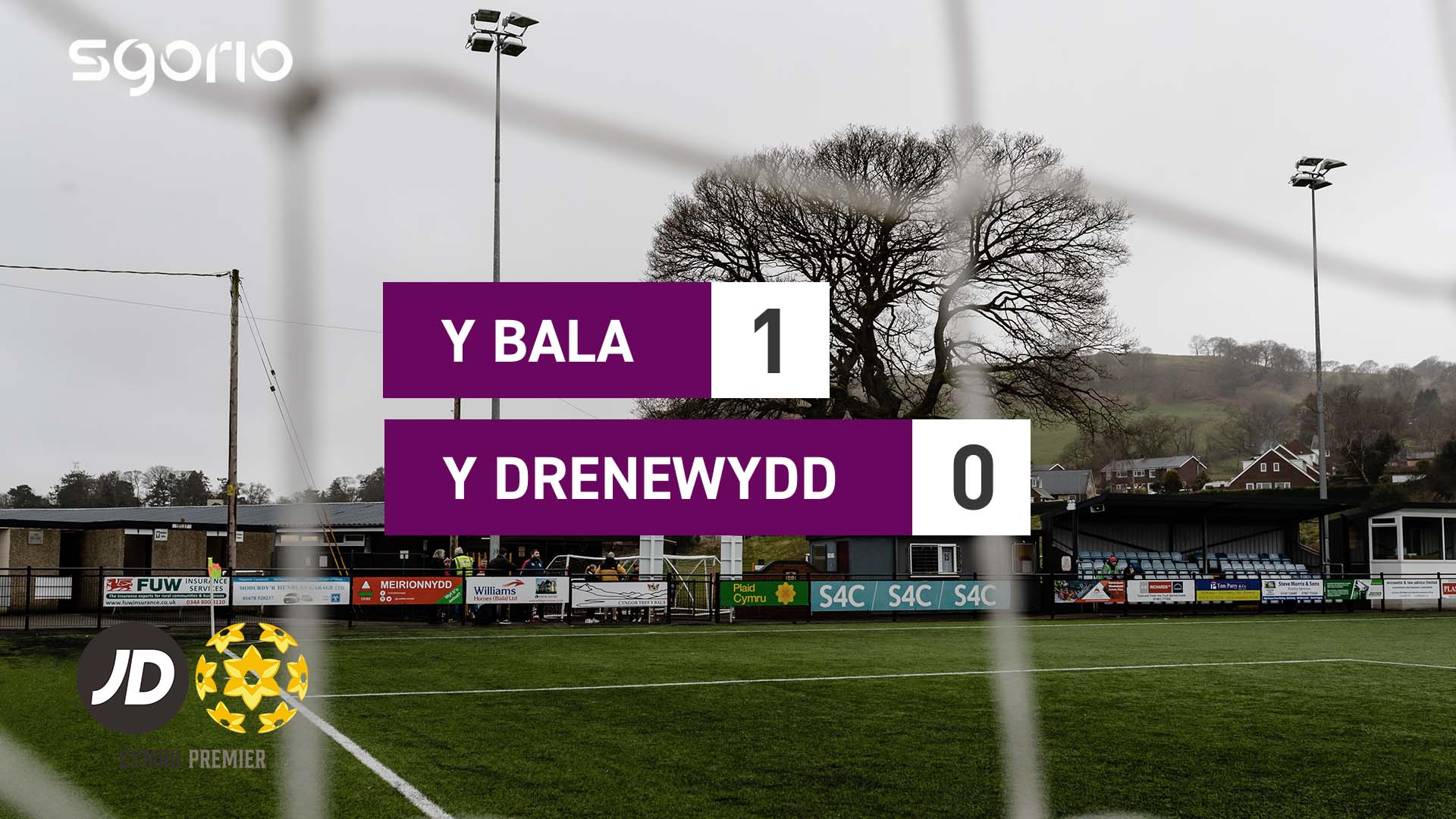 Y Bala 1-0 Y Drenewydd