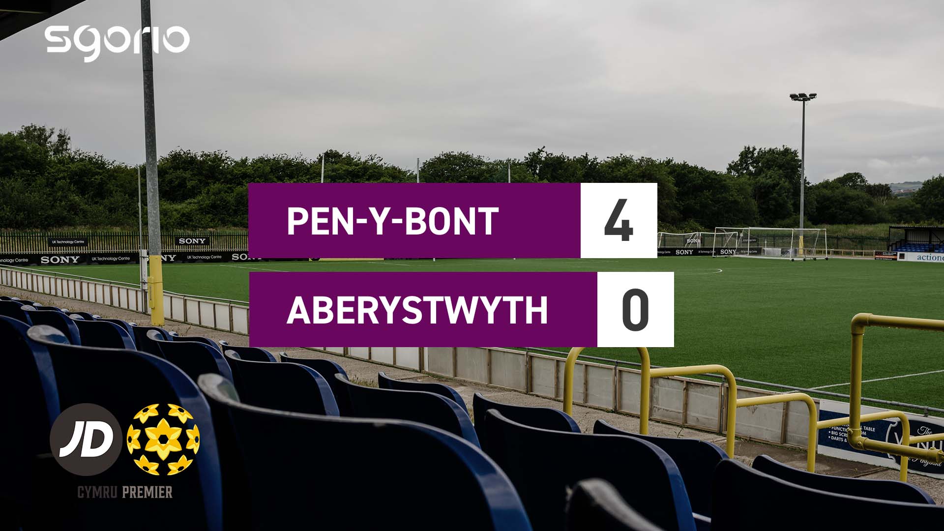 Pen-y-bont 4-0 Aberystwyth