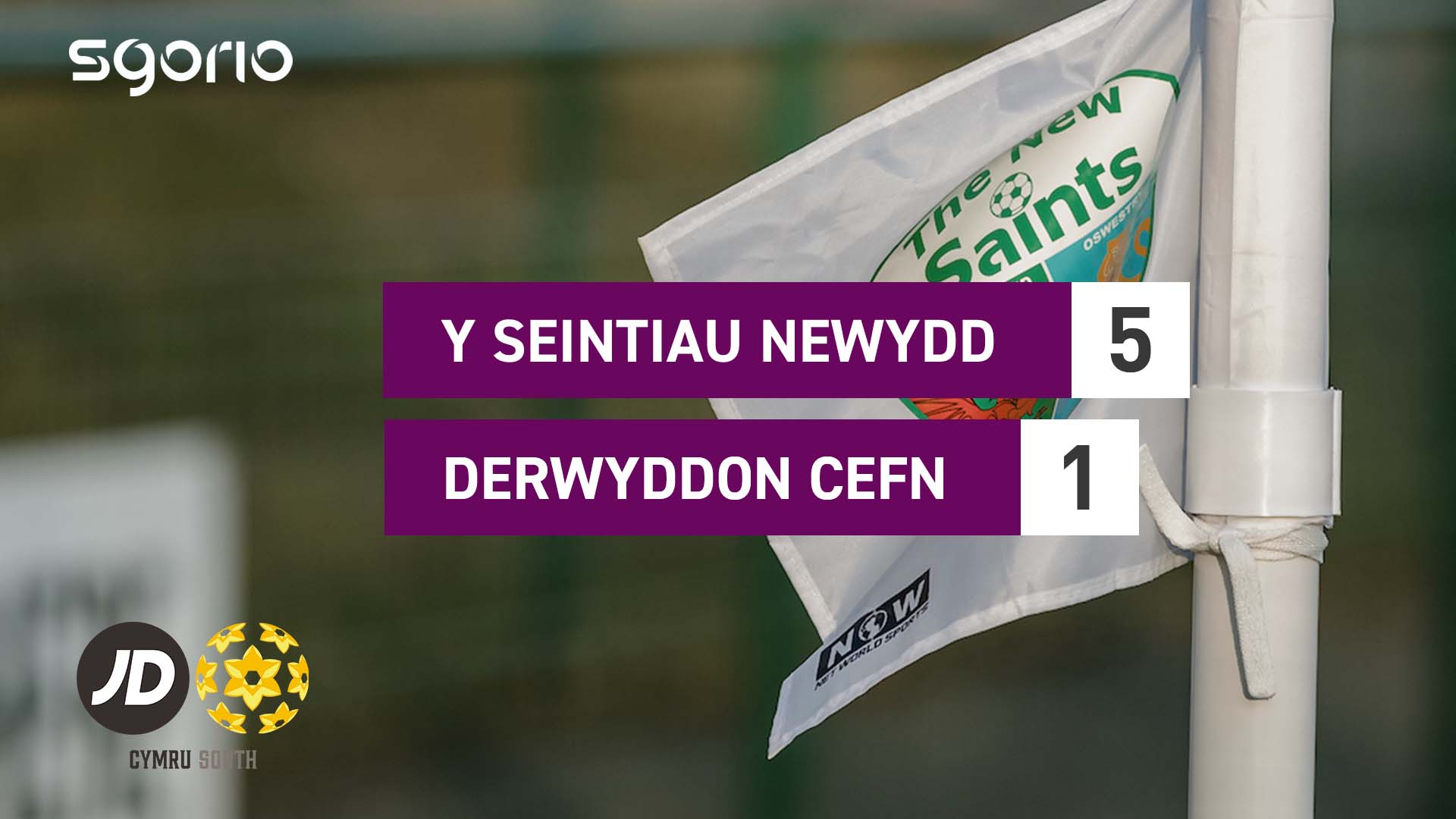 Y Seintiau Newydd 5-1 Derwyddon Cefn