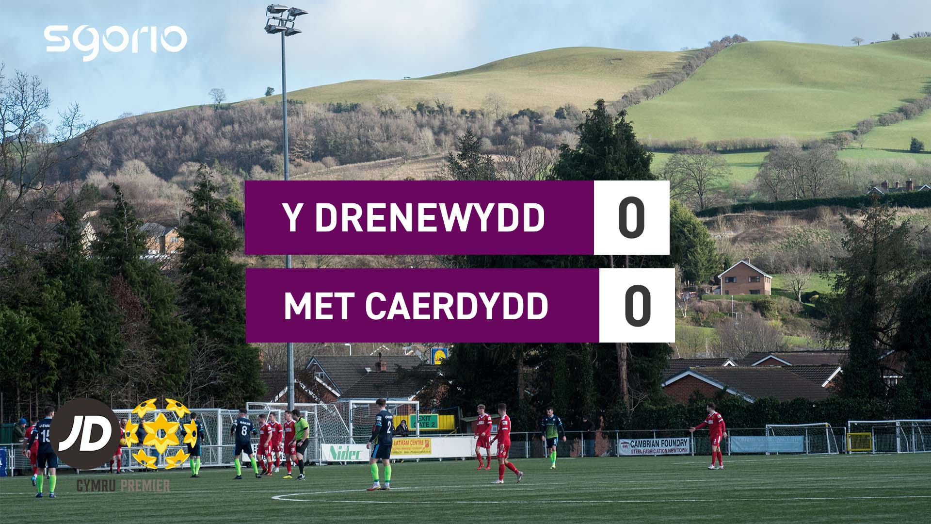 Y Drenewydd 0-0 Met Caerdydd