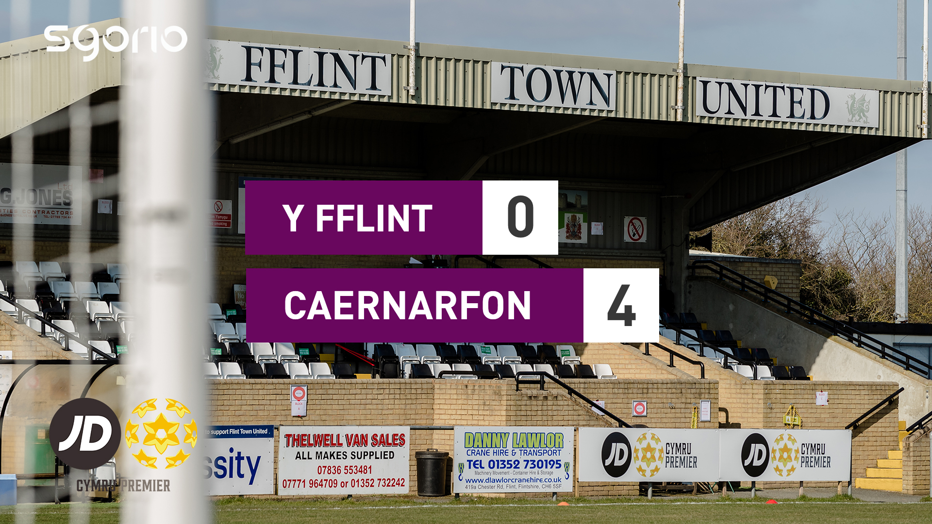 Y Fflint 0-4 Caernarfon