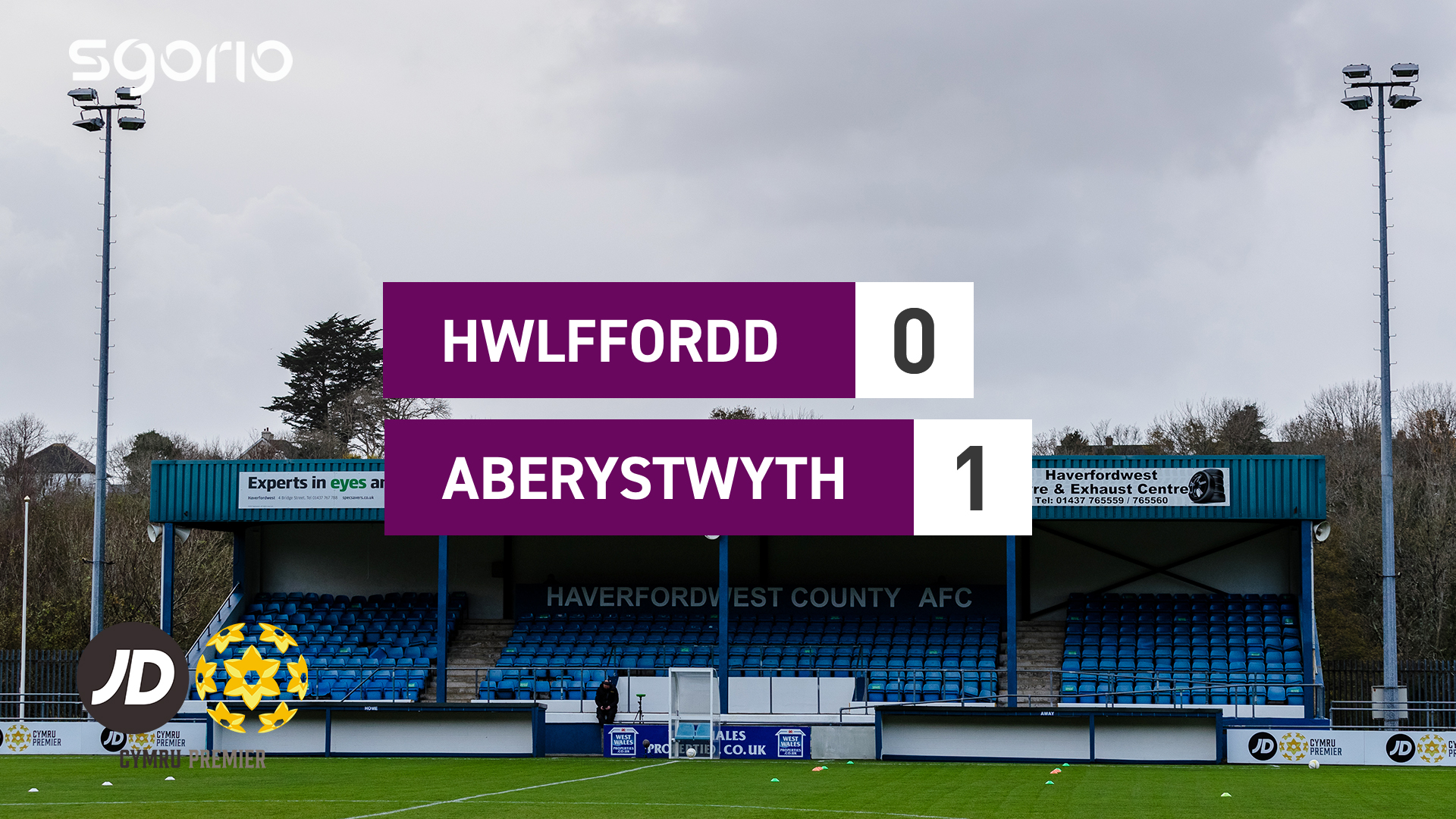 Hwlffordd 0-1 Aberystwyth