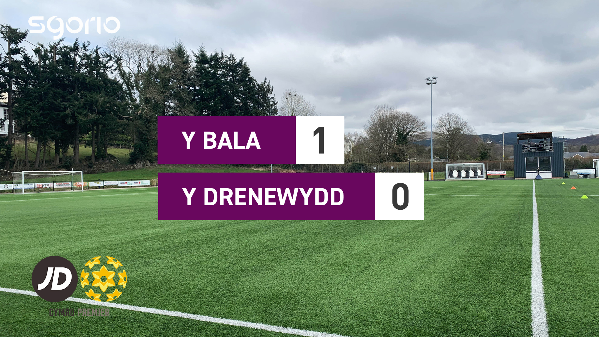 Y Bala 1-0 Y Drenewydd