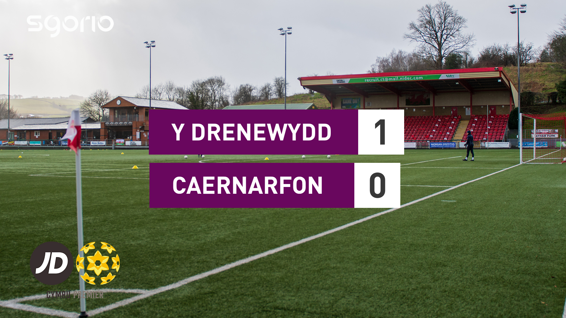 Y Drenewydd 1-0 Caernarfon