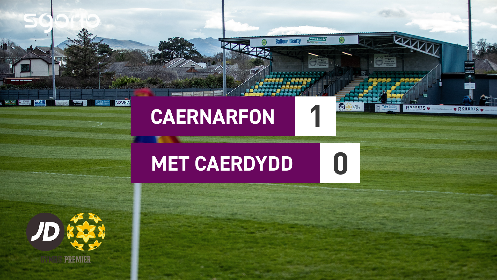 Caernarfon 1-0 Met Caerdydd